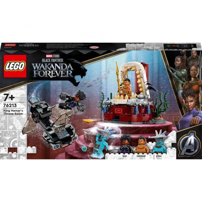 Sala tronului regelui Namor Marvel LEGO