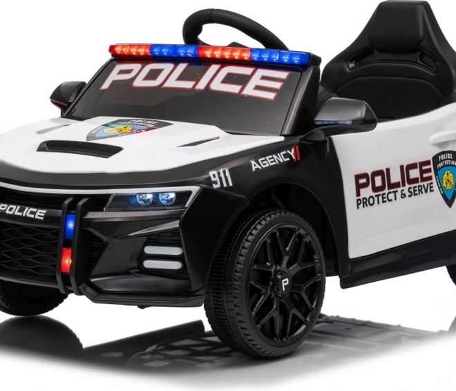 Mașină de poliție neagră 911 Agenție