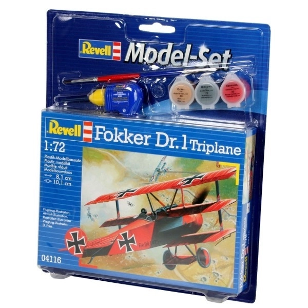 Set de modele Fokker Dr. 1 Tripla