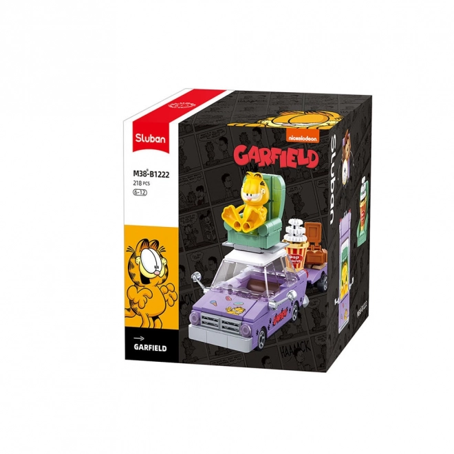 Cursa nebună a lui Garfield - set de construcție Sluban