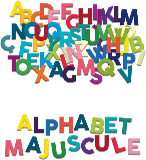 Vilac Alfabet magnetic din lemn, litere mari