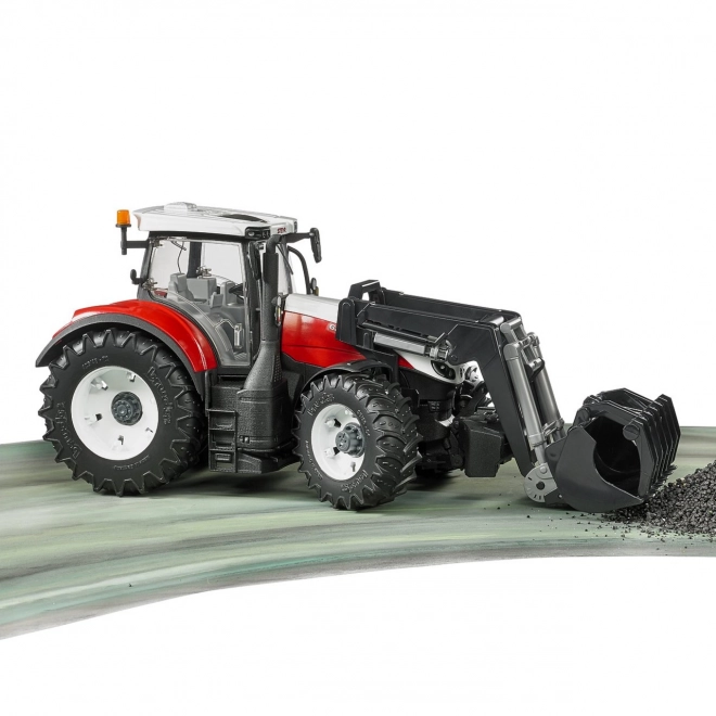 Tractor cu încărcător frontal Bruder Steyr 6300 Terrus CVT