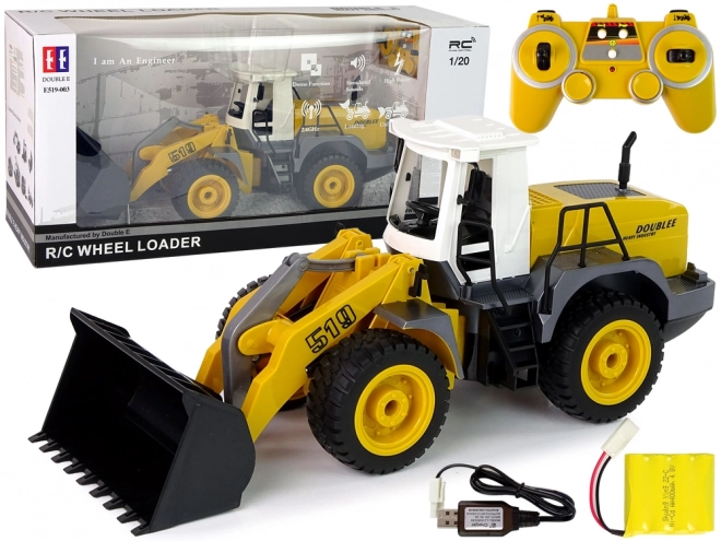 Excavator telecomandat R/C 1:20 cu braț mobil