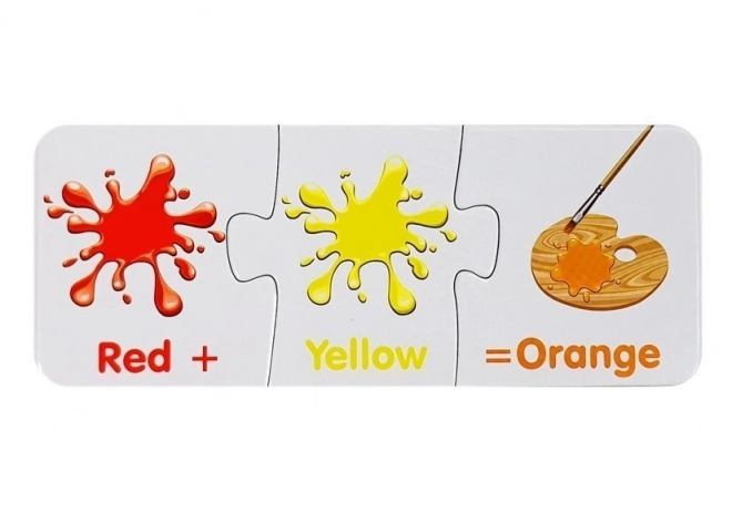 Puzzle educative culori engleza