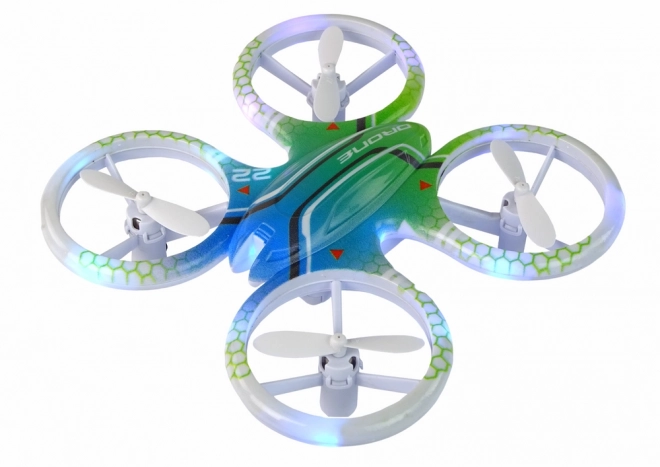 Dron cu lumini colorat