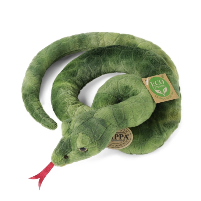 Șarpe de pluș verde eco-friendly