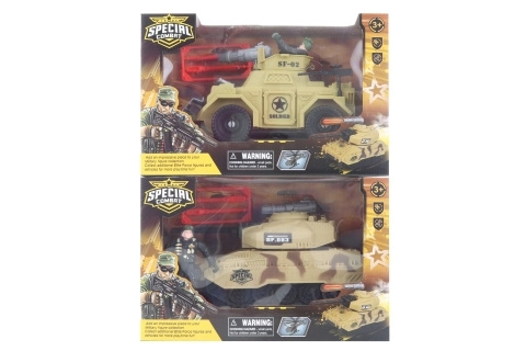 Set vehicul militar cu soldat