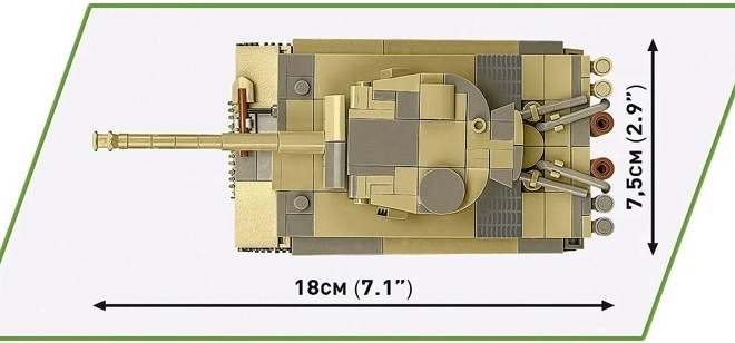 Model tanc Panzer VI Tiger I nr. 131 de la COBI