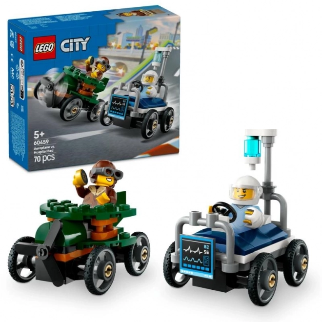 Lego City Set de curse: Avion vs Pat de spital