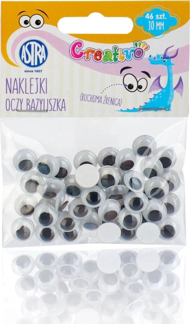 Ochi autocolanți Creativo 10mm