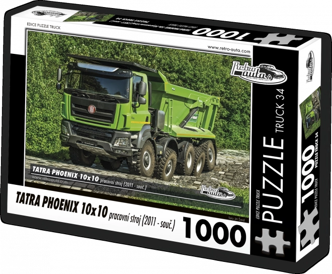 Puzzle Retro-Auta Camion Tatra Phoenix 10x10