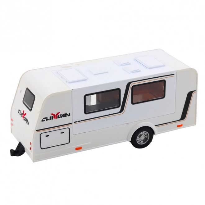 Model auto teren cu rulotă 1:32 cu lumini și sunete