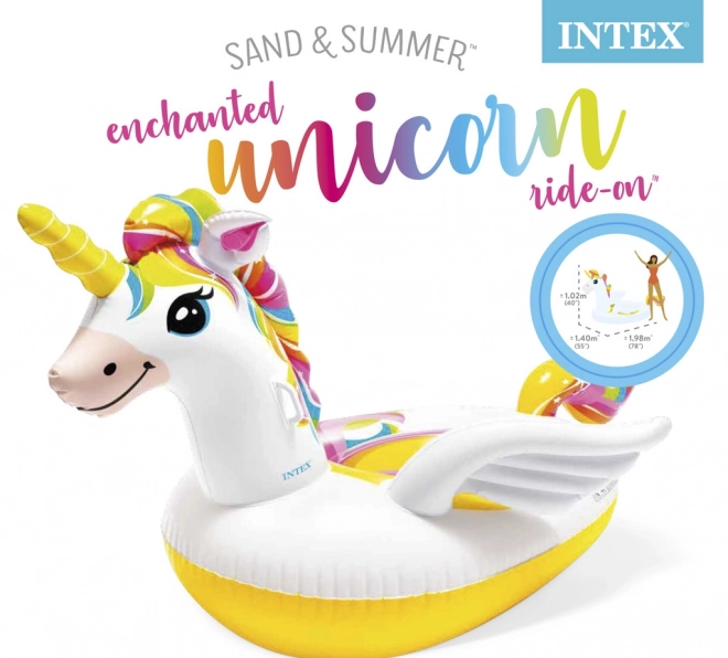 Unicorn gonflabil cu mânere