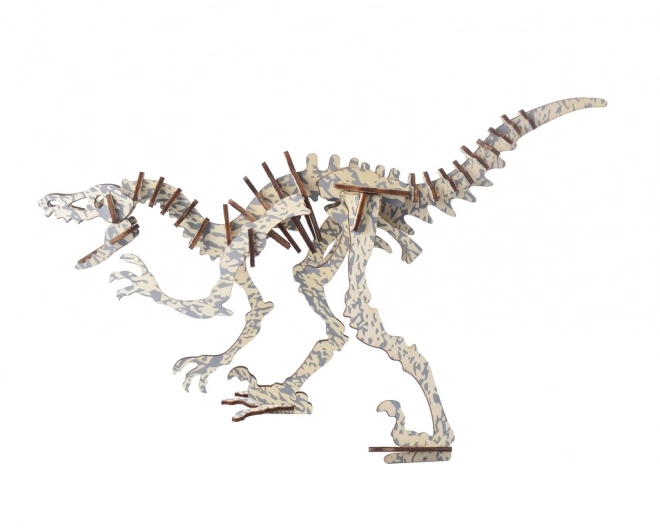 Puzzle 3D din lemn deinonychus