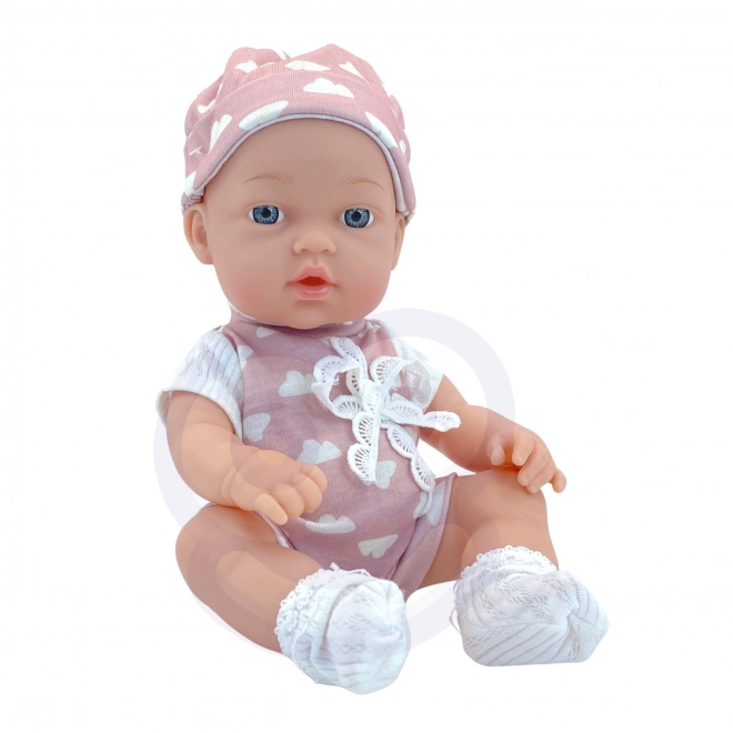 Păpușă adorabilă Woopie Royal în ținută roz 36 cm