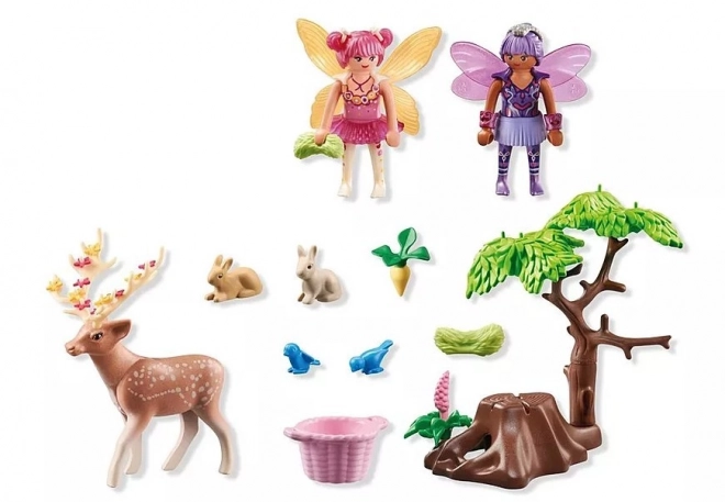Zana Îngrijitoare PLAYMOBIL cu Animale Pădurenești