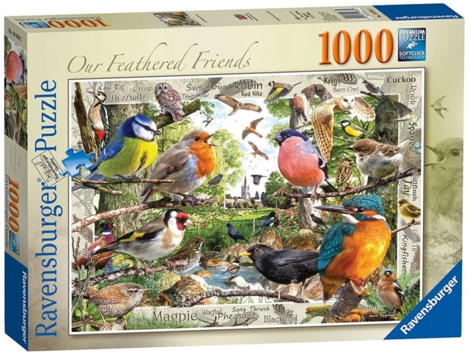 Puzzle Prietenii noștri înaripați 1000 piese