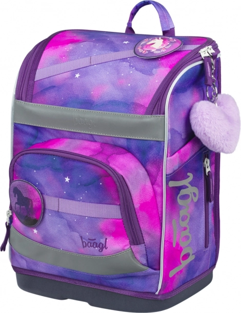 Set BAAGL Zippy Plus Cal: Ghiozdan, Penar, Sac, Sort, Portofel