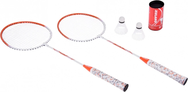 Set complet de badminton cu rachete și fluturași în husă