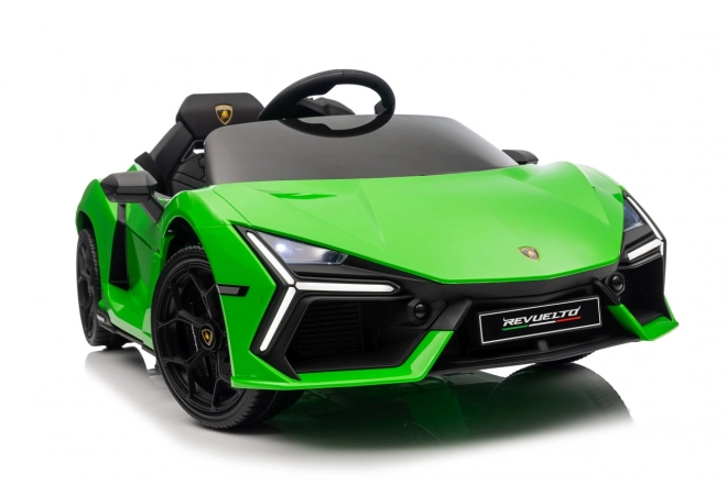 Mașinuță electrică Lamborghini Revuelto verde