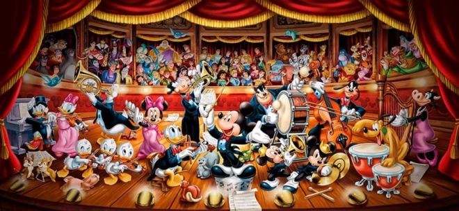 Puzzle panoramic Clementoni Disney Orchestra 13200 piese