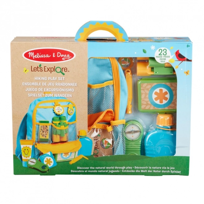 set de joacă pentru micii exploratori cu rucsac Melissa & Doug Let's Explore