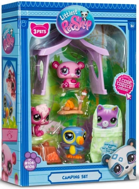 Set de joacă aventuri pentru camping Littlest Pet Shop