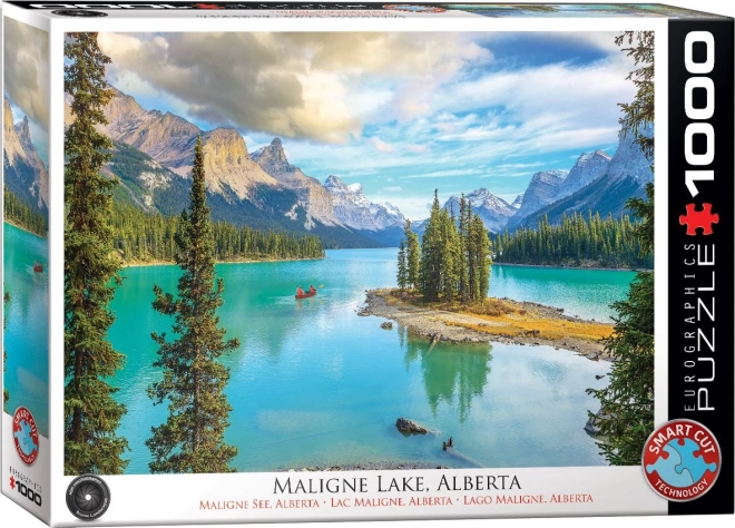 Puzzle Maligne Lake Alberta 1000 piese