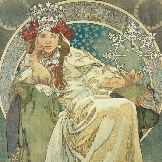 calendar de notițe Alfons Mucha 2025