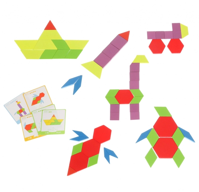 Puzzle educativă - Figuri geometrice