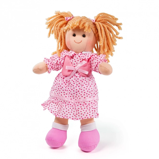 păpușa de pânză Sophie de la Bigjigs Toys 28 cm