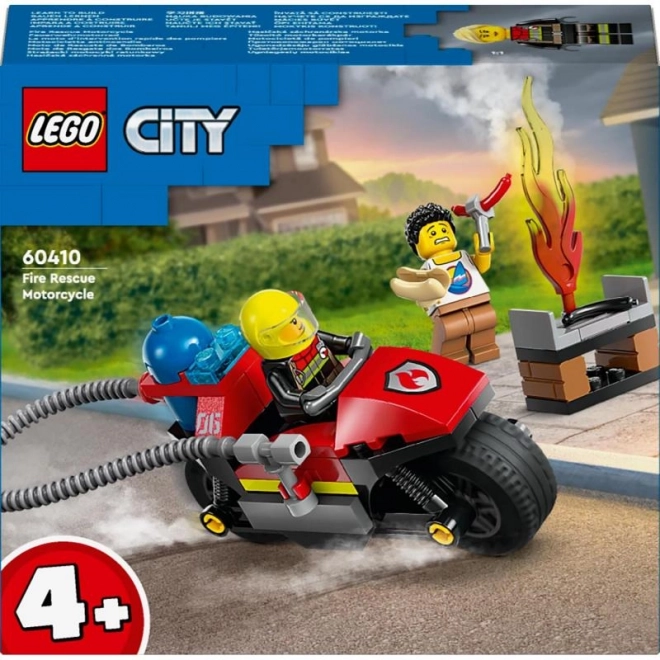 Motocicletă de salvare pompieri LEGO City