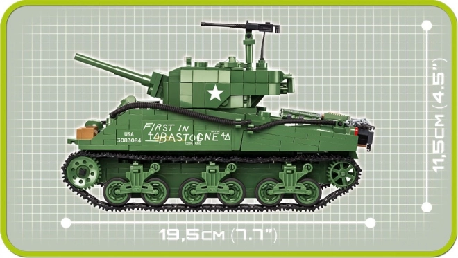 Set de construcție Sherman Jumbo Cobra King