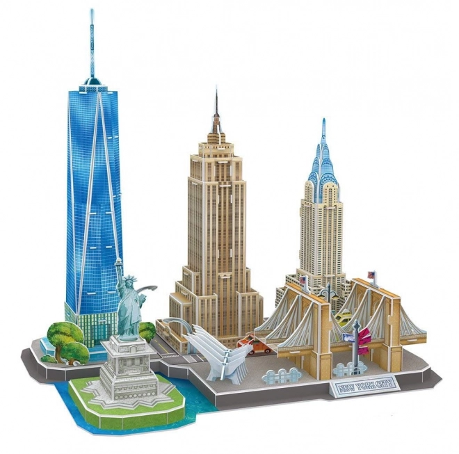 Puzzle 3D Linia Orasului New York