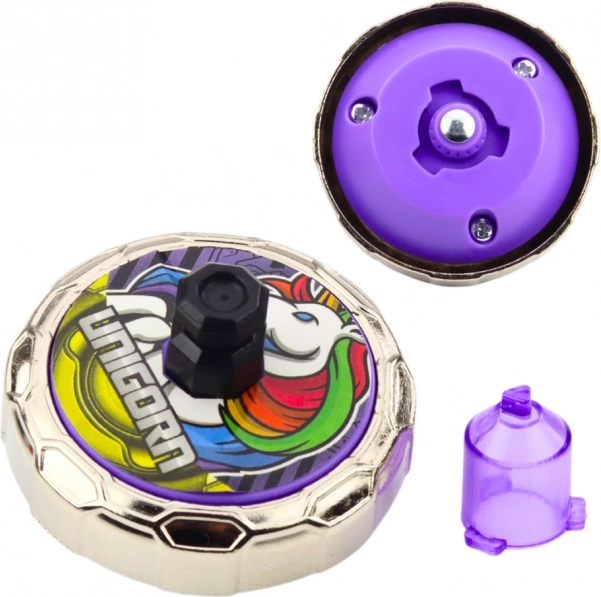 Set cu titirez lansator Unicorn violet