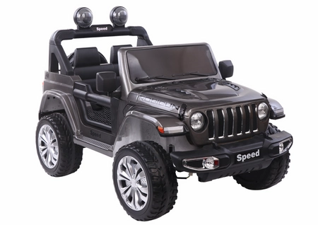 Mașină pe baterii FT-938 negru lacuit 4x4