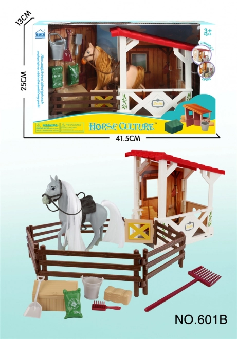 Grai cu căluț – set fermă pentru copii