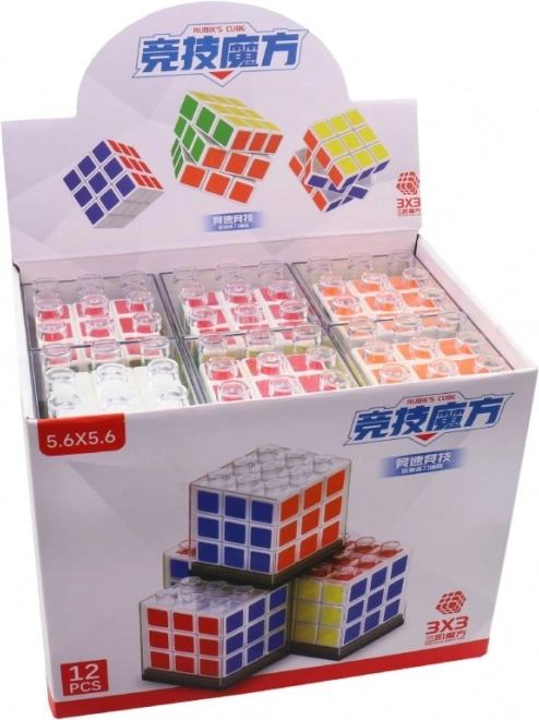 Cub de puzzle 12 buc