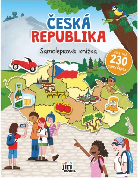 Marea carte cu autocolante Republica Cehă