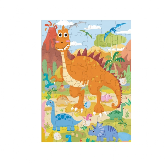 Puzzle dinozauri 48 piese