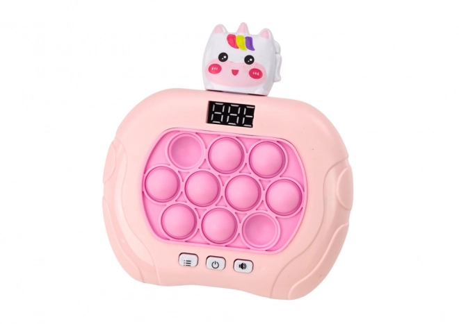 Joc Pop-It Unicorn Roz Cu Lumini Și Sunete