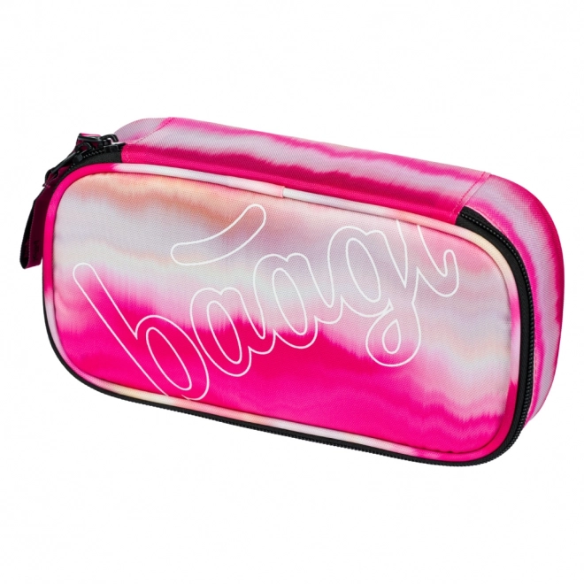 Set 3 piese BAAGL Skate Roz Rozstriptat: Rucsac, Penar, Săculeț