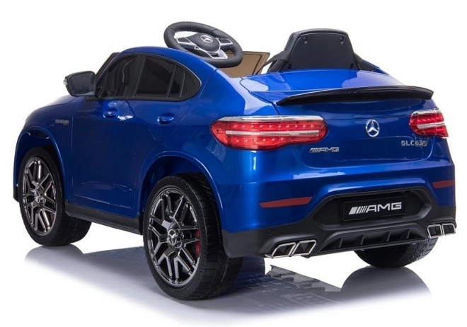 Mașinuță electrică Mercedes GLC 63S albastră