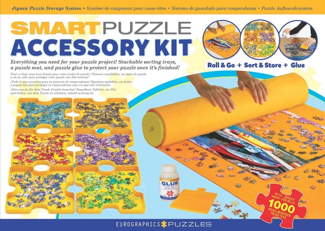 Set accesorii puzzle Eurographics 3 în 1