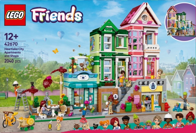 Apartamente și magazine în orașul Heartlake LEGO Friends