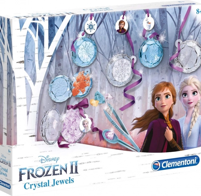 Set Clementoni pentru crearea de bijuterii colier Cristale Frozen