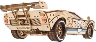 Puzzle mecanic 3D din lemn Ugears Endurance Racer