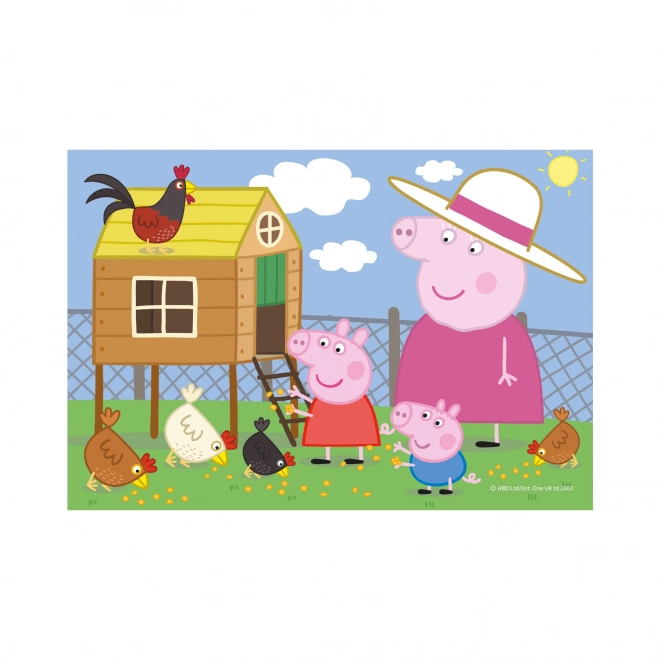 Puzzle dino Peppa Pig 24 piese