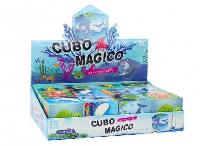 Cub magic educativ animalele marine puzzle joc logic