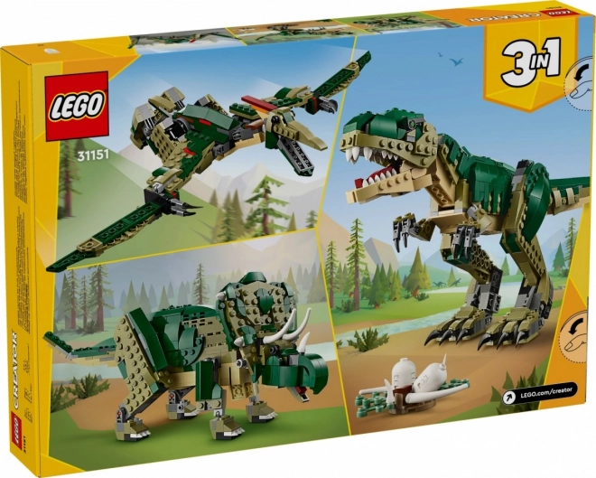 Set LEGO Creator 3 în 1: Dinozaururi